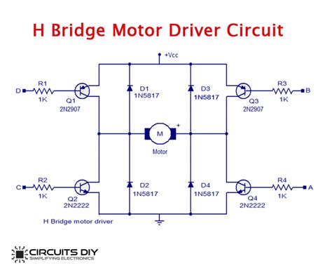 h bridge circuit using mosfet.